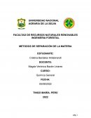 SEPARACIÓN DE MEZCLAS