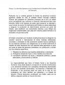 Los derechos humanos en la Constitucion de la República Bolivariana de Venezuela