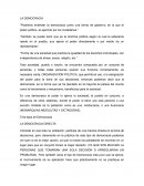 Tres tipos de Democracia