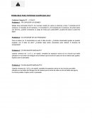 PROBLEMAS PARA ENTRENAR OLIMPIADAS 2017