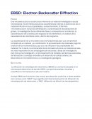 EBSD: Electron Backscatter Diffraction