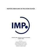 PROYECTO FINAL: PROYECTO DE VIDA CON CALIDAD “VIVIENDO ANDO”