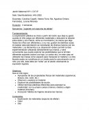 Secuencia: “Jugando con espuma de afeitar”