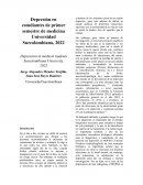 Depresión en alumnos de medicina Universidad