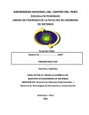 Gerencia de Sistemas Empresariales. o Gerencia de Tecnologías de Información y Comunicación