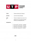 Trabajo de Investigación para conocer el nivel de satisfacción de los consumidores de helados