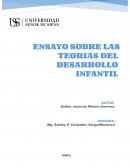 ENSAYO TEORIAS DEL DESARROLLO INFANTIL