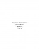 Introducción a la Administración Estratégica