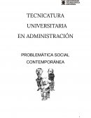 PROBLEMÁTICA SOCIAL CONTEMPORÁNEA