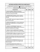 Autoevaluación de prácticas habituales