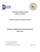 Material de laboratorio y medidas de seguridad