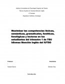 Estrategias para maximizar la competencia léxica