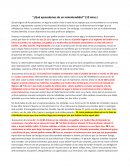 ¿Qué aprendemos de un malentendido?