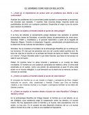 Preguntas sobre el hombre como ser en relacion