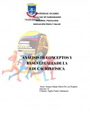 ANÁLISIS DE CONCEPTOS Y BASES LEGALES DE LA EDUCACIÓN FÍSICA