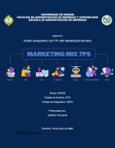 Cuadro comparativo de las 7 P´s del Marketing de Servicios