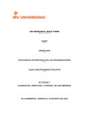 INTELIGENCIA ESTRATEGICA EN LAS ORGANIZACIONES