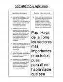 Socialismo y Aprismo