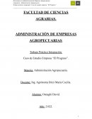 Caso de Estudio Empresa “El Progreso”