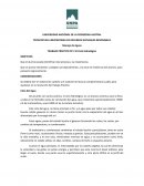 TRABAJO PRÁCTICO Nº 2 El Ciclo Hidrológico