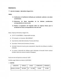 Ejercicio Complejo - Informática Integral S.R.L. Página 1