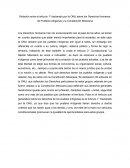 Relación entre el artículo 1º declarado por la ONU sobre los Derechos Humanos de Pueblos Indígenas y la Constitución Mexicana
