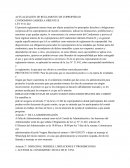 Actualización de reglamento de copropiedad