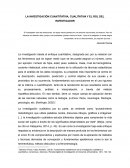 LA INVESTIGACIÓN CUANTITATIVA, CUALITATIVA Y EL ROL DEL INVESTIGADOR