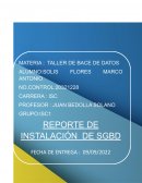 Instalacion de 3 manejadores SQL