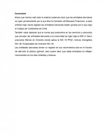 Tratamientos Contables en Entidades Bancarias. Página 15