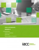 Tarea semana 3 iacc costo y presupuesto