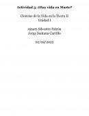 Ciencias de la vida y la tierra 2¿Hay vida en Marte?