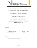 COSTOS Y COTIZACIONES INTERNACIONALES