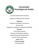 Asignación de códigos a la compañía VEGERAAL