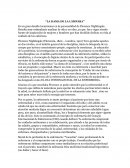 La dama de la lampara