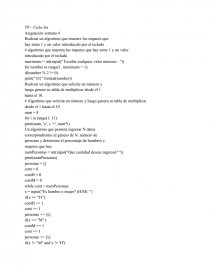 Algoritmos Estructurados. Página 1
