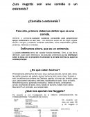 ¿Los nuggets son comida o entremés?