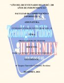 PROCESADOR DE TEXTOS