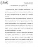 LOS CONSUMIDORES Y LA LEY DE DEMANDA