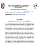 REPORTE DE LECTURA: “EL SEGADOR”