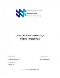 Curso introductorio. Página 1