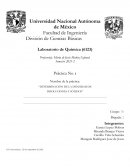 Determinación de la densidad de disoluciones y sólidos