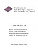 ¿Qué es la demanda?