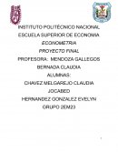 ECONOMETRIA PROYECTO FINAL