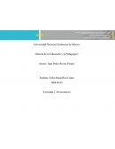 Actividad Presocráticos. Rasgos generales de la antigua educación griega