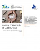 LOS PROYECTOS EN LA COMUNIDAD