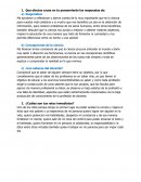 Que efectos causa en tu pensamiento las respuestas de: Diagnóstico