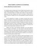 ENSAYO SOBRE LA GUERRA DE LOS CRISTEROS