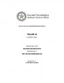 TallerAlgebra lineal