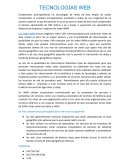 TECNOLOGÍAS WEB